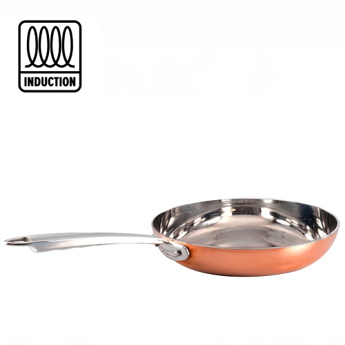 Copper 3 induction frying pan